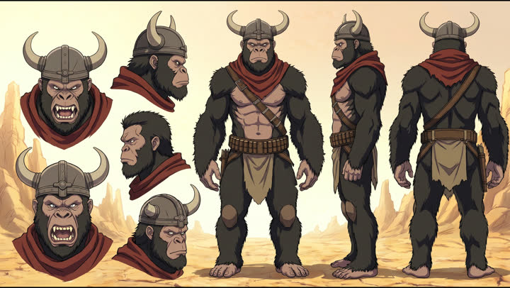 Character sheet: Gorilla